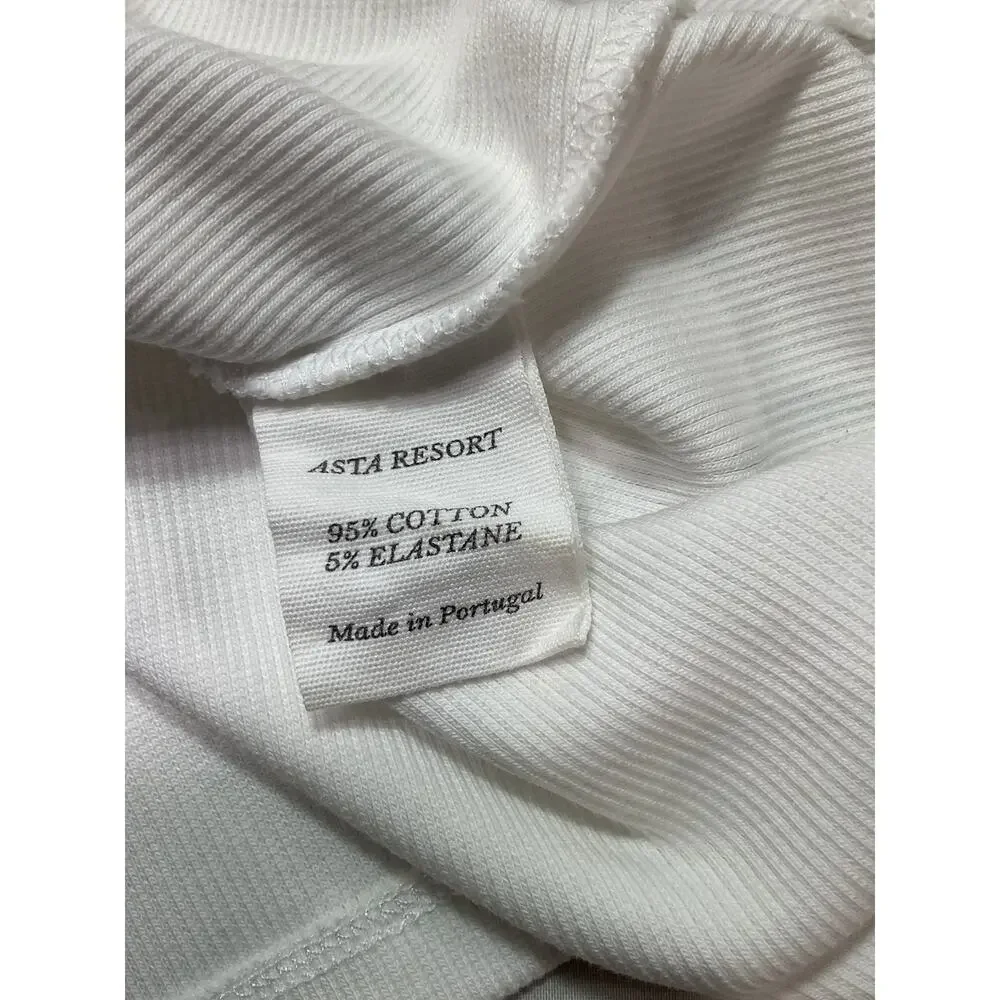 Asta Resort Resort White Palm Springs Embroidered Tank Size OS - Picture 5 of 6